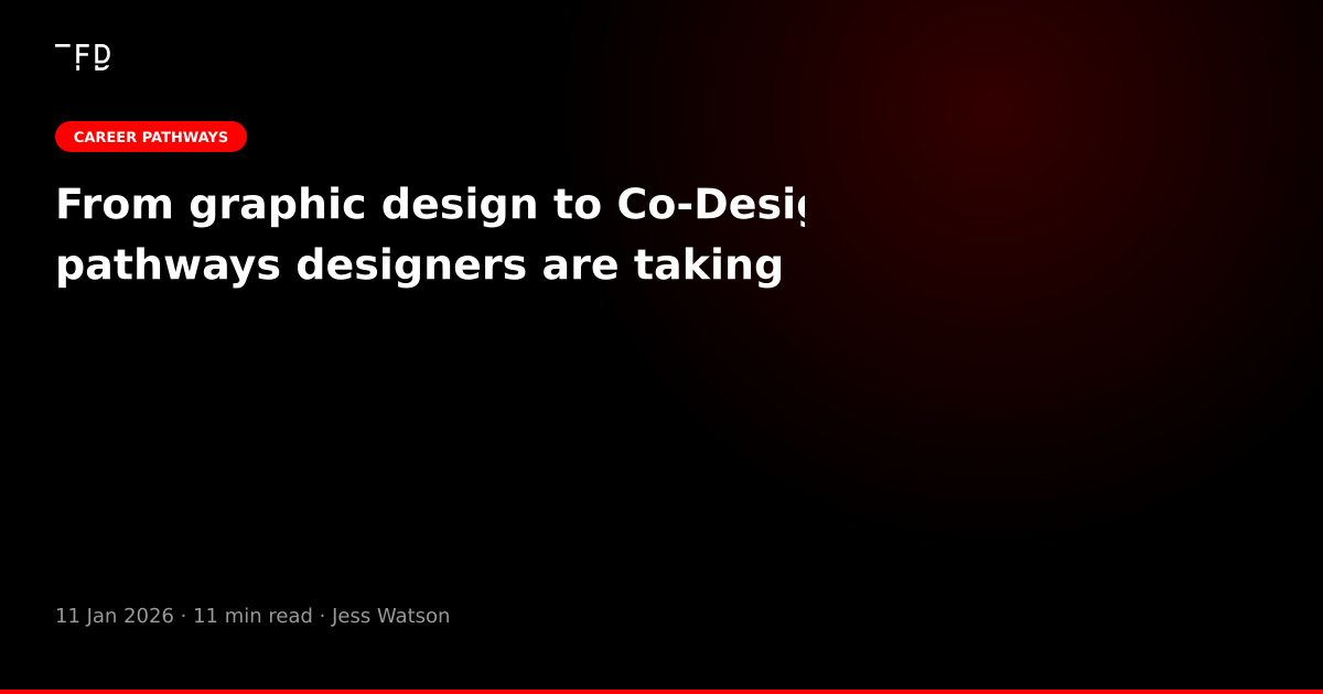From graphic design to Co-Design: the pathways designers are taking ...